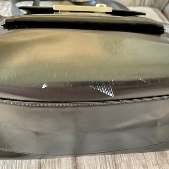 Salvatore Ferragamo Flap Structured medium size Tote Bag *RARE* - Picture 8 of 14